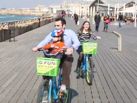 Strolling along the Tel Aviv Port