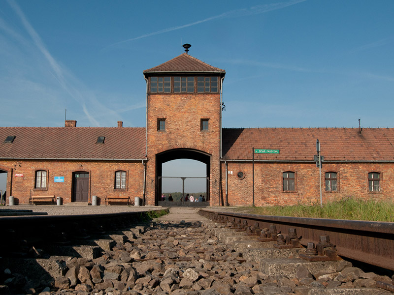 Entrance to Birkenau