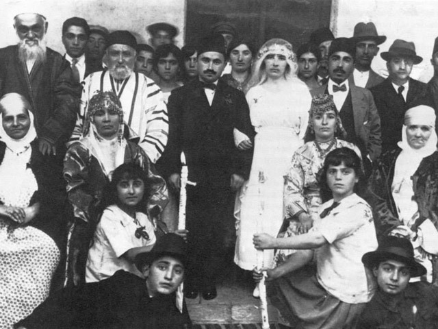 Jewish wedding in Baghdad, Iraq, where the Jews were an integral part of society