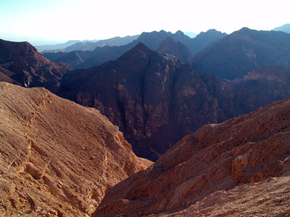 Les montagnes près d'Eilat