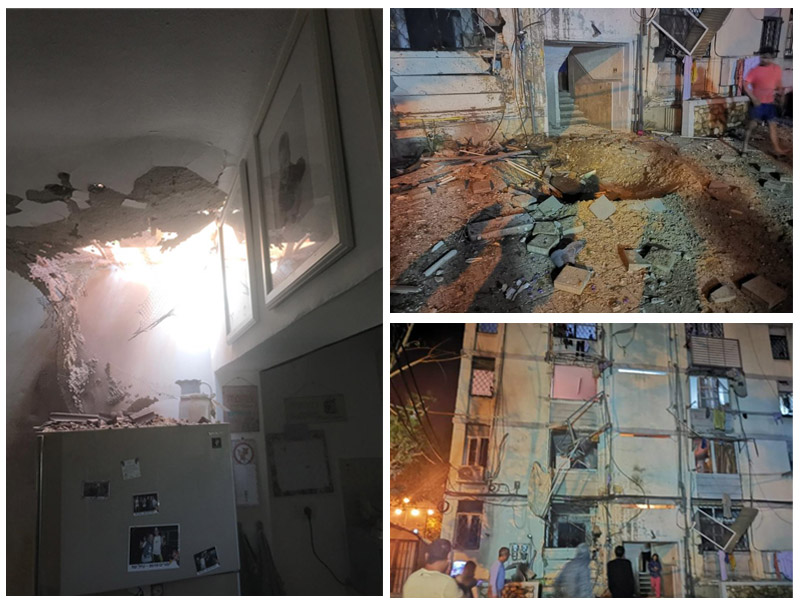 Scenes of destruction in Israeli towns in the wake of the rocket attacks from Gaza