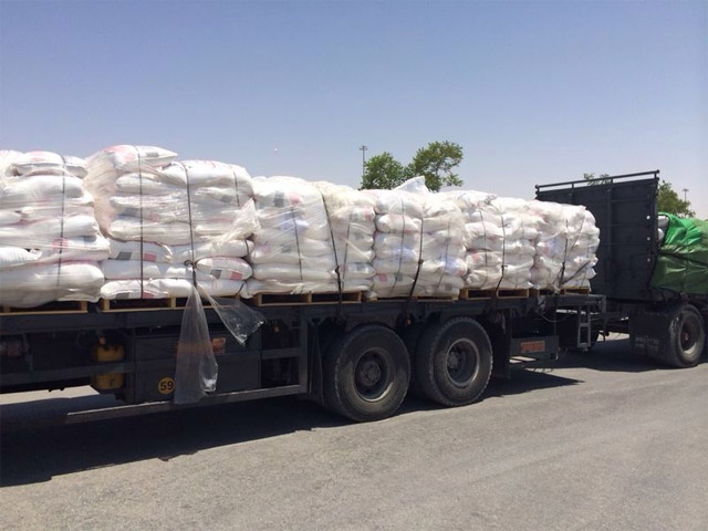 Materials enter Gaza from Israel