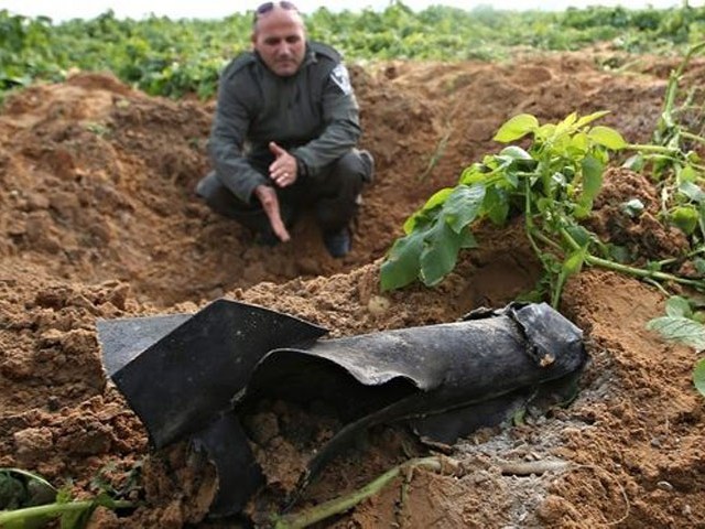 Rocket that fell in the Eshkol Regional Council (Dec 19, 2014)