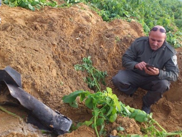 Rocket fired from Gaza Strip lands in an open area in the Eshkol region