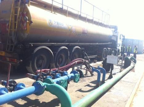 Fuel supplied to Gaza through Kerem Shalom crossing