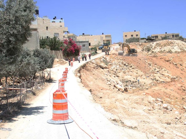 Road rehabilitation in Judea and Samaria