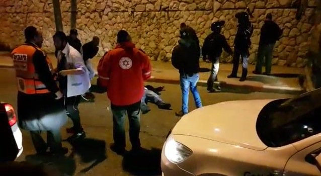 Police at scene of attack in Romema neighborhood of Jerusalem