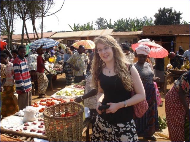 IsraelDev co-director Caylee Talpert in Rwanda