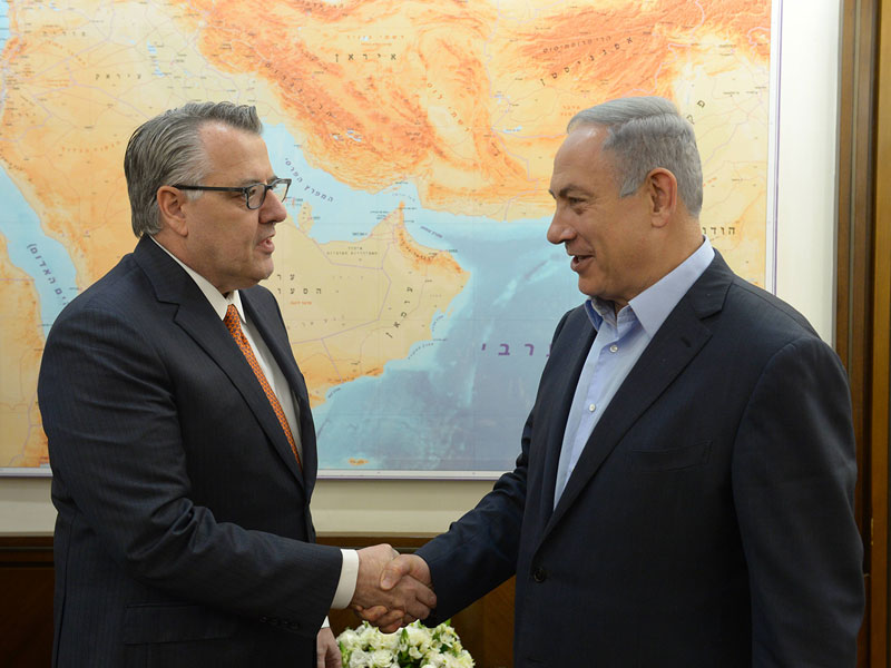 PM Netanyahu meets with Motorola Solutions Chairman and CEO Greg Brown