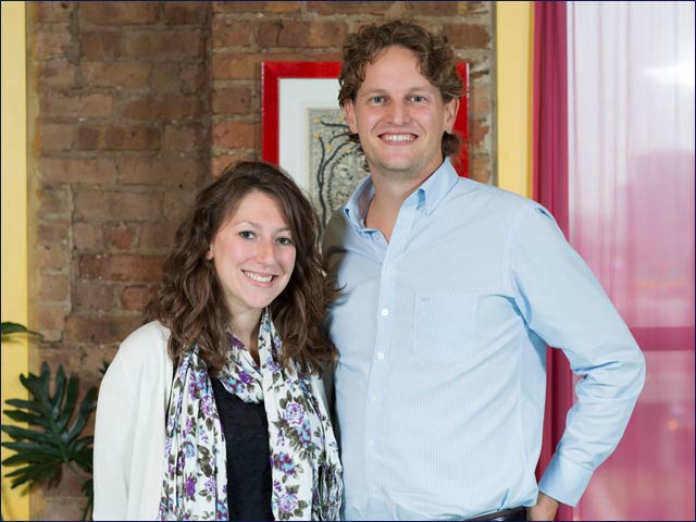 ID2 organizers Danielle Abraham and Daniel Ben Yehuda