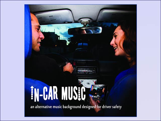 Cover of the CD that Brodsky and Micha Kizner designed for safe driving