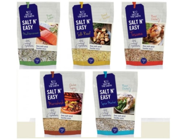 Salt N' Easy - cooking aid based on sea salt with herbs and seasonings