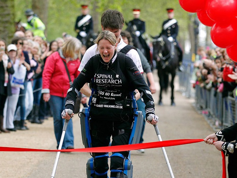 ReWalk - an exoskeleton invented by Dr. Amit Gopher that allows people with paralyzed legs to walk again