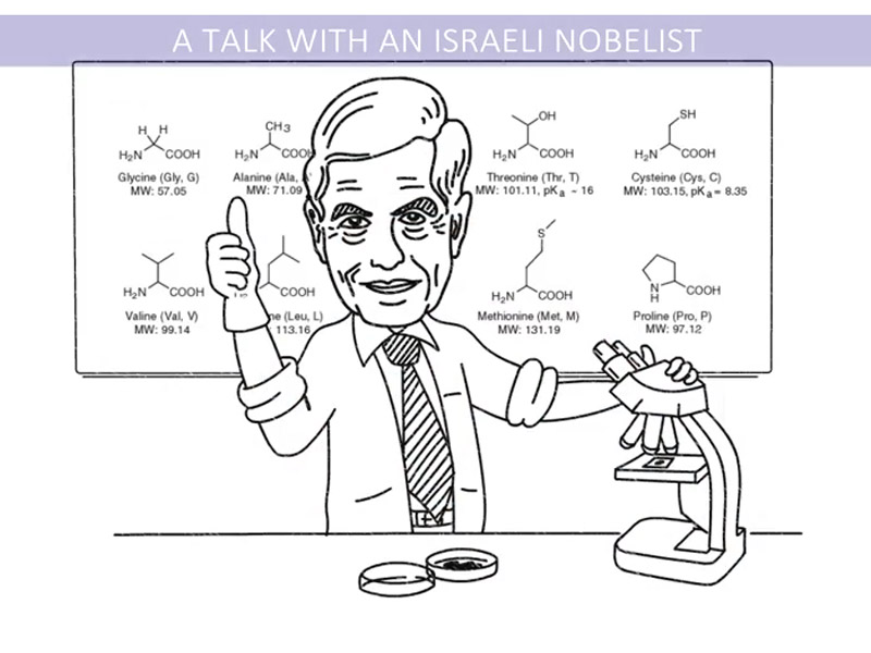 Israeli Nobel laureate  – Prof. Aaron Ciechanover