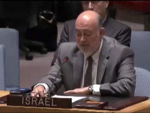 Amb Prosor addresses the UN Security Council