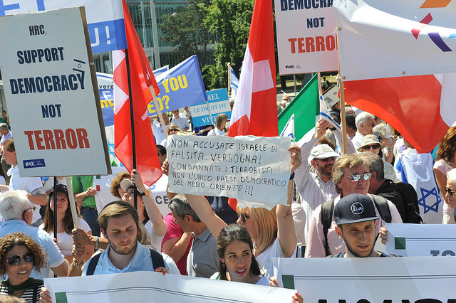 Israel Solidarity Demonstration in Geneva