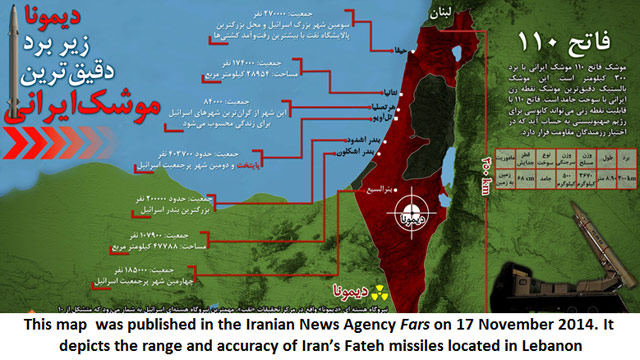 Range and accuracy of Iraniani missiles in Lebanon