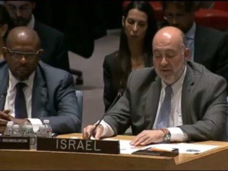 Amb Prosor addresses the UN Security Council