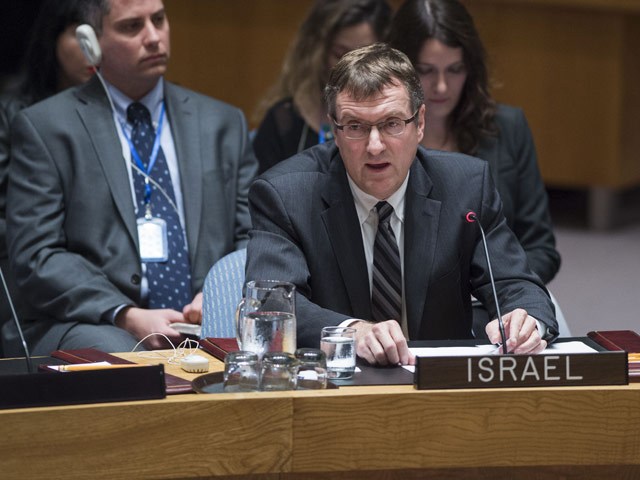 Ambassador David Roet addresses the UN Security Council