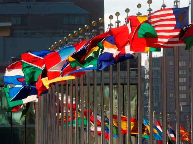 Flags of Member States at UN Headquarters