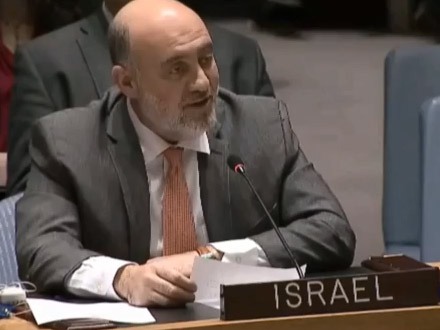 Amb Prosor addresses UNSC on victims of violence in the Middle East