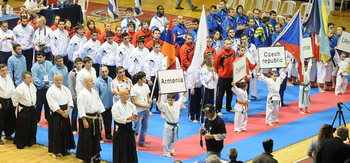 Opening of the multinational event at Jerusalem's Malcha Stadium