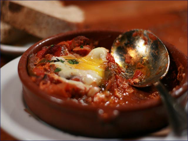 Shakshuka is an Israeli breakfast staple