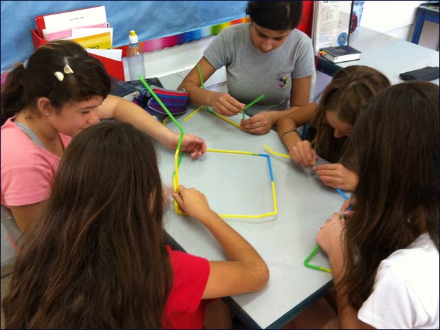 Pupils in a Karev program on citizenship and tolerance