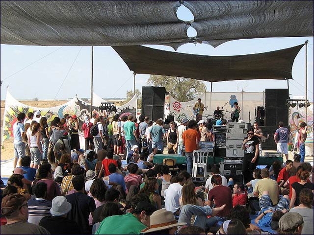 On the stage at In-D-Negev