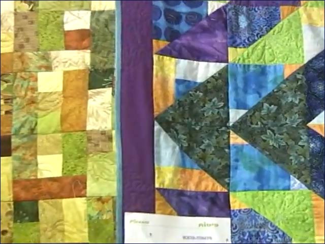 One of the Israeli quilts to be displayed in August at the Great Britain Festival of Quilts