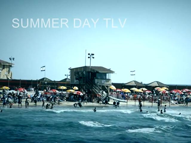 Just another summer day at Tel Aviv's beaches