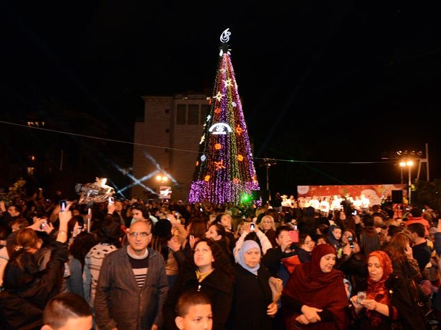 Christmas tree in Tel Aviv