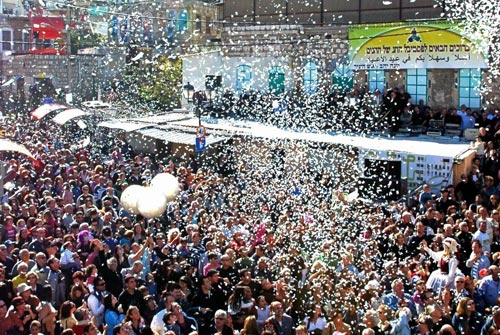 Streets are filled during Holiday of Holidays Festival