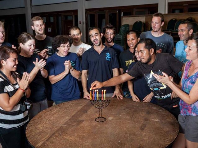 Celebrating Hanukah in Ormoc, Philippines