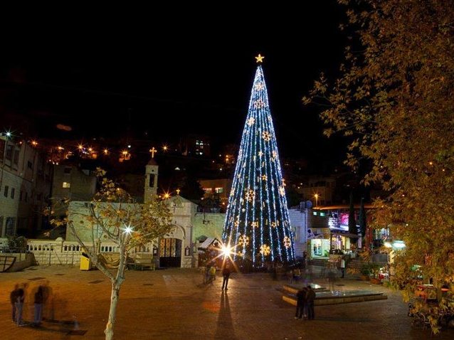 Christmas tree in Nazareth