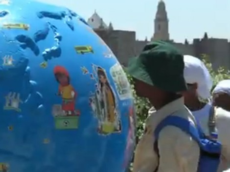 Cool globes in Jerusalem