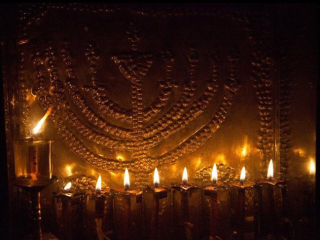 A Chanukah Menorah ​