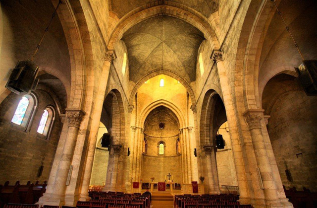 Inside the Lutheran Church of the Redeemer, Jerusalem