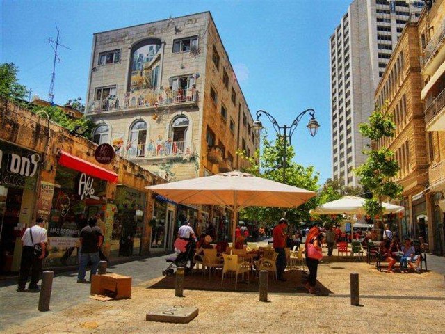 The Ben Yehuda pedestrian mall