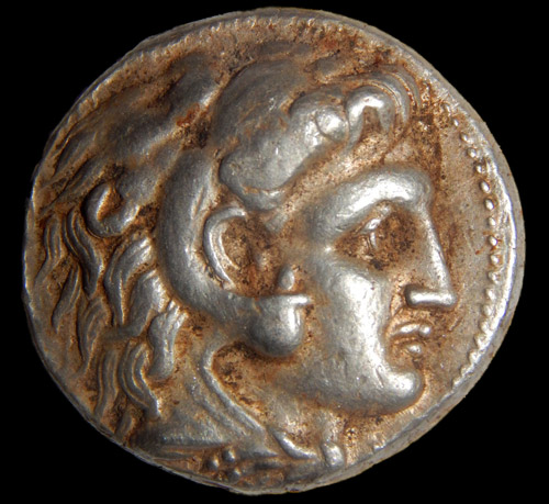 Silver coin of Alexander of Macedon