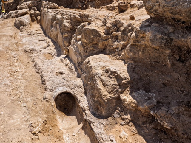 Section of the lower aqueduct to Jerusalem