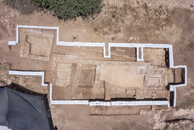 Aerial view of the site