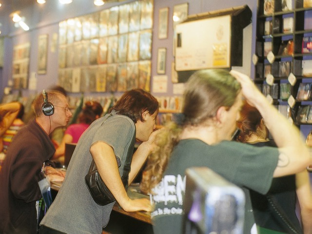 A Tel-Aviv music store