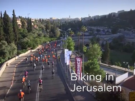 Jerusalem biking festival combines sports and fun