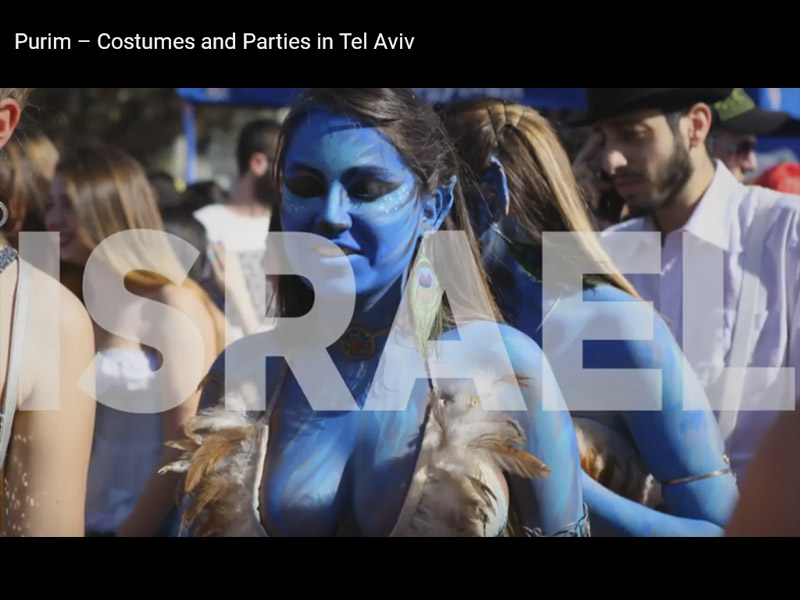 Purim - Costumes and parties in Tel Aviv