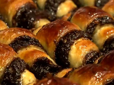 Marzipan Bakery's chocolate rugelach