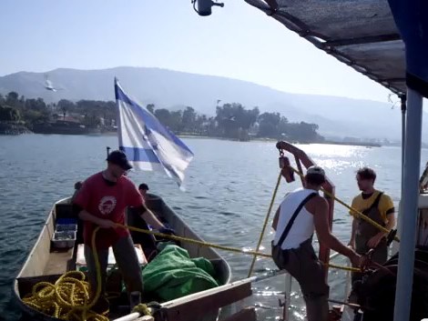 Sailing in the Sea of Galilee