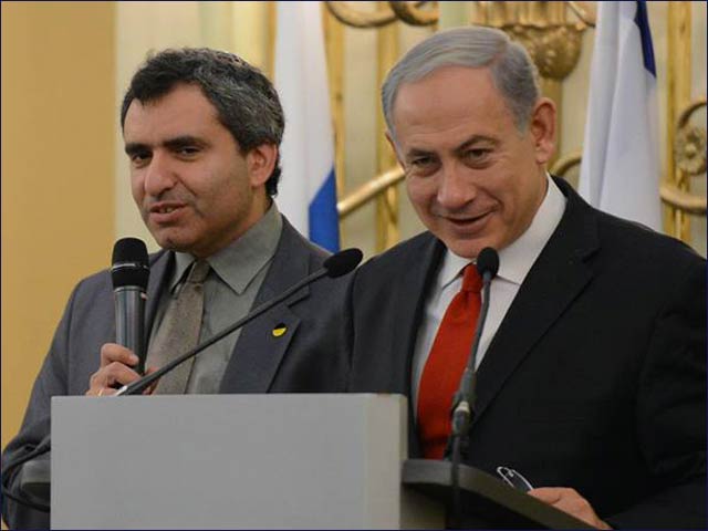 PM Netanyahu and Deputy FM Elkin addressing Russian Jewish community leaders