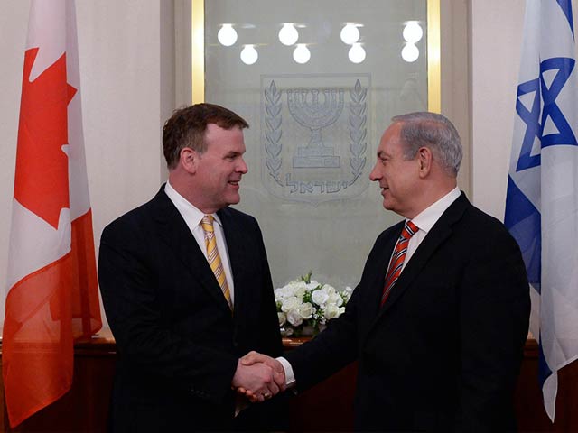 PM Netanyahu and Canadian FM Baird in Jerusalem