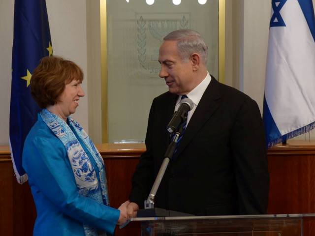 PM Netanyahu meets EU High Representative Ashton